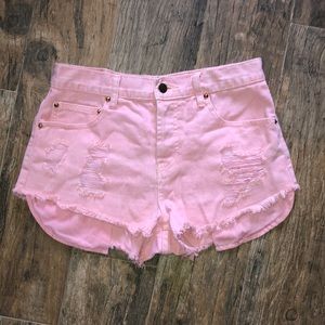 Forever 21 pink shorts
